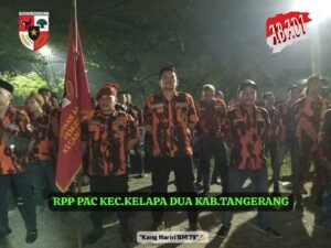 Yudhi sahbani alias Yudhi Gozio Pimpin PP PAC Kelapa Dua masa bakti 2023-2026 Secara Aklamasi