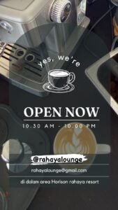 Guna Meningkatkan Fasilitas Layanan, Horison Rahaya Resort Resmi Soft Launching Rahaya Lounge