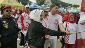 Jalan Sehat Bersama Solidaritas Merah Putih Pesertanya Membludak