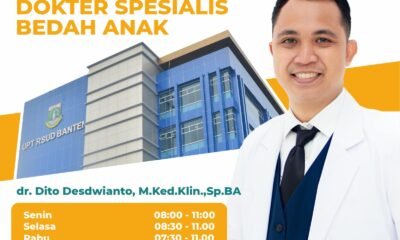 PELAYANAN BEDAH ANAK SUDAH BISA DI RSUD BANTEN